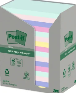 Notes POST-IT 100%re 76x127 sort.f 16/fp