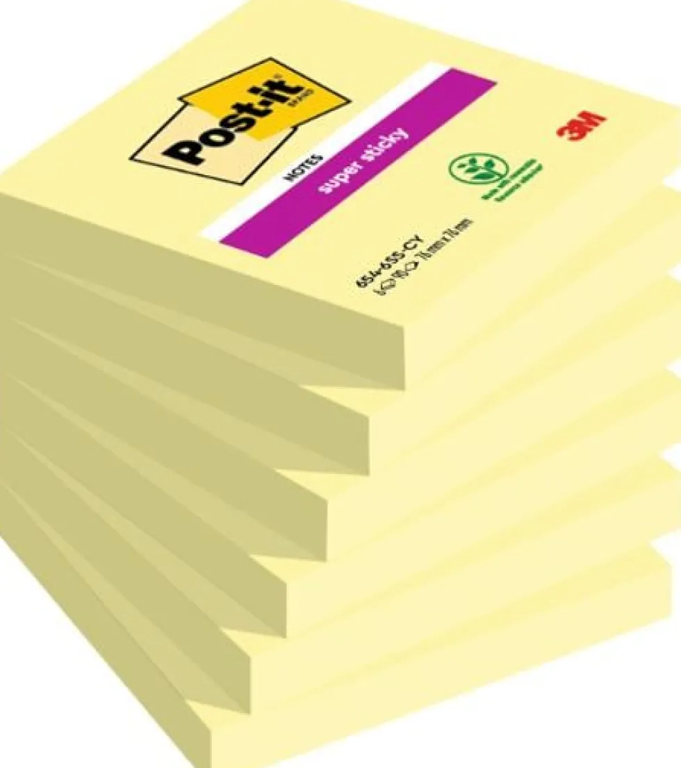 Notes POST-IT SS 76X76mm gul
