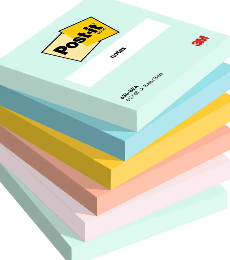 Notes POST-IT 76x76mm Beach 6/fp