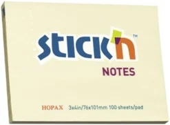 Notes STICK`N 76x102mm gul