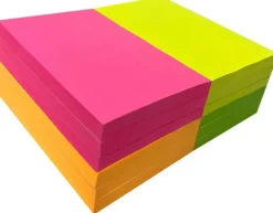 Notes 76x127mm sort. färger