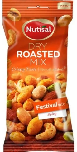Nötter Festival Spicy mix, saltade, 60g