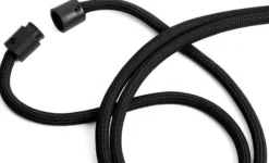 Nyckelband rPET karbinhake svart 10/fp