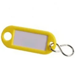 Nyckelbricka standard gul 100/fp