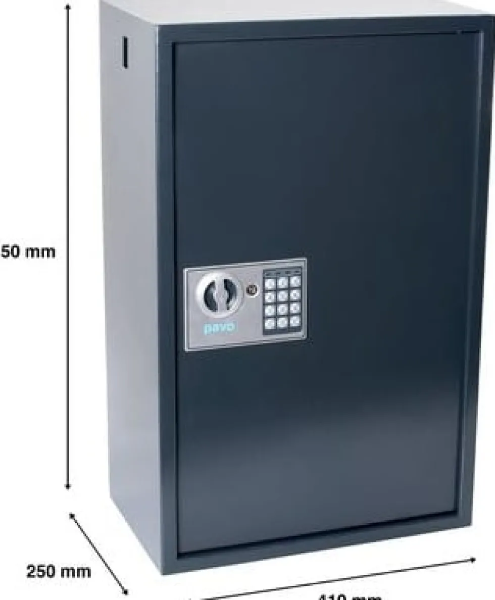 Nyckelskåp PAVO Security 300 nycklar grå