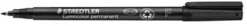 OH-Penna Staedtler Lumocolor Svart, fine, permanent, 10st