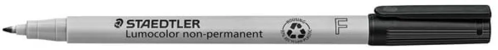 OH-Penna Staedtler Lumocolor Röd, fine, permanent, 10st