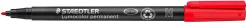 OH-Penna Staedtler Lumocolor Röd, medium, permanent, 10st