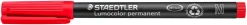 OH-Penna Staedtler Lumocolor Röd, medium, permanent, 10st