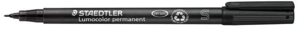 OH-Penna Staedtler Lumocolor Svart, sf, permanent, 10st