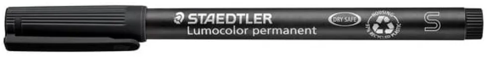 OH-Penna Staedtler Lumocolor Svart, sf, permanent, 10st