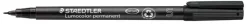 OH-Penna Staedtler Lumocolor Svart, sf, permanent, 10st