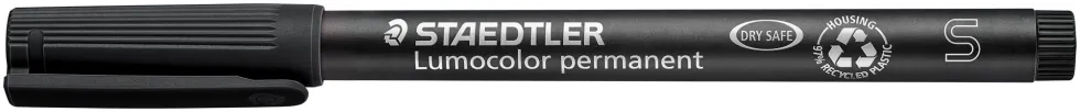 OH-Penna Staedtler Lumocolor Svart, sf, permanent, 10st