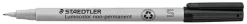 OH-Penna Staedtler Lumocolor Röd, medium, vattenlöslig, 10st