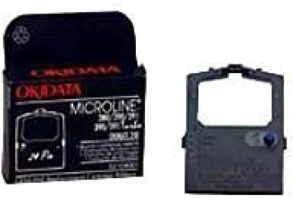 OKI - 1 - svart - färgband - för Microline