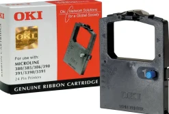 OKI - 1 - svart - färgband - för Microline
