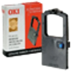 OKI - 1 - svart - färgband - för Microline