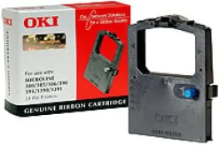 OKI - 1 - svart - färgband - för Microline