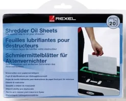 Oljeblad REXEL till dokumentförstörare, 20/FP