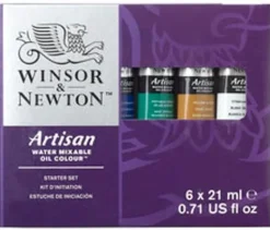 Oljefärg Artisan, 21ml x 6 färger