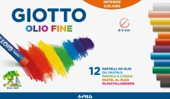 Oljepastellkrita Giotto 12/fp