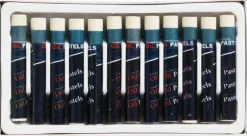 Oljepastellkrita vit 12/fp