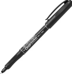 Overheadpenna Ergo permanent, fine, svart