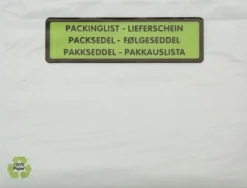 Packsedelskuvert papper C4 tryck 500/fp