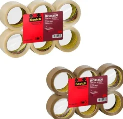 Packtejp SCOTCH Secu 50mmx66m klar 6/fp