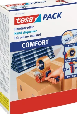 Packtejpshållare TESA Comfort Professional, 38-50mm