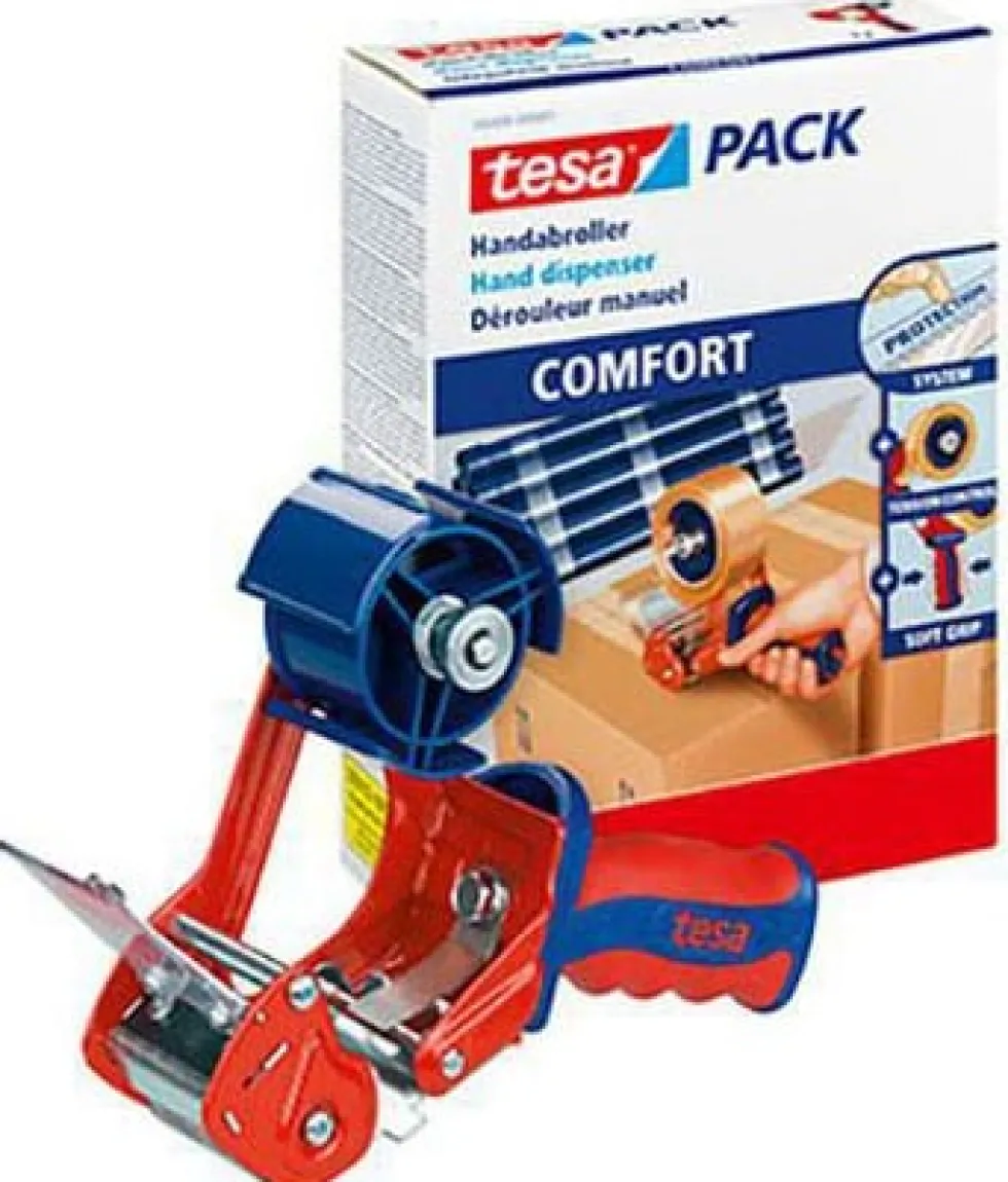 Packtejpshållare TESA Comfort Professional, 38-50mm