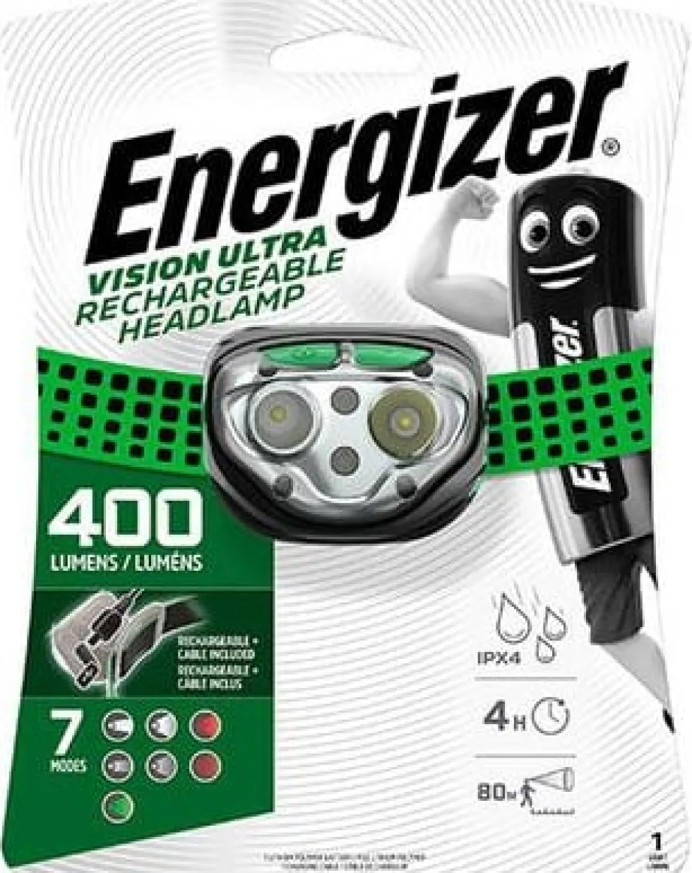 Pannlampa ENERGIZER Vision UltraHD 400lm