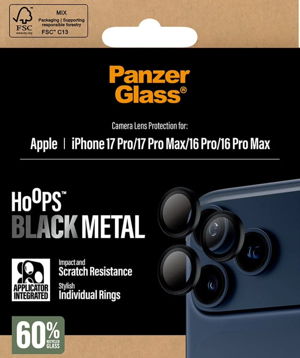 PanzerGlass Hoops Black iPhone 17 Pro iPhone 17 Pro Max