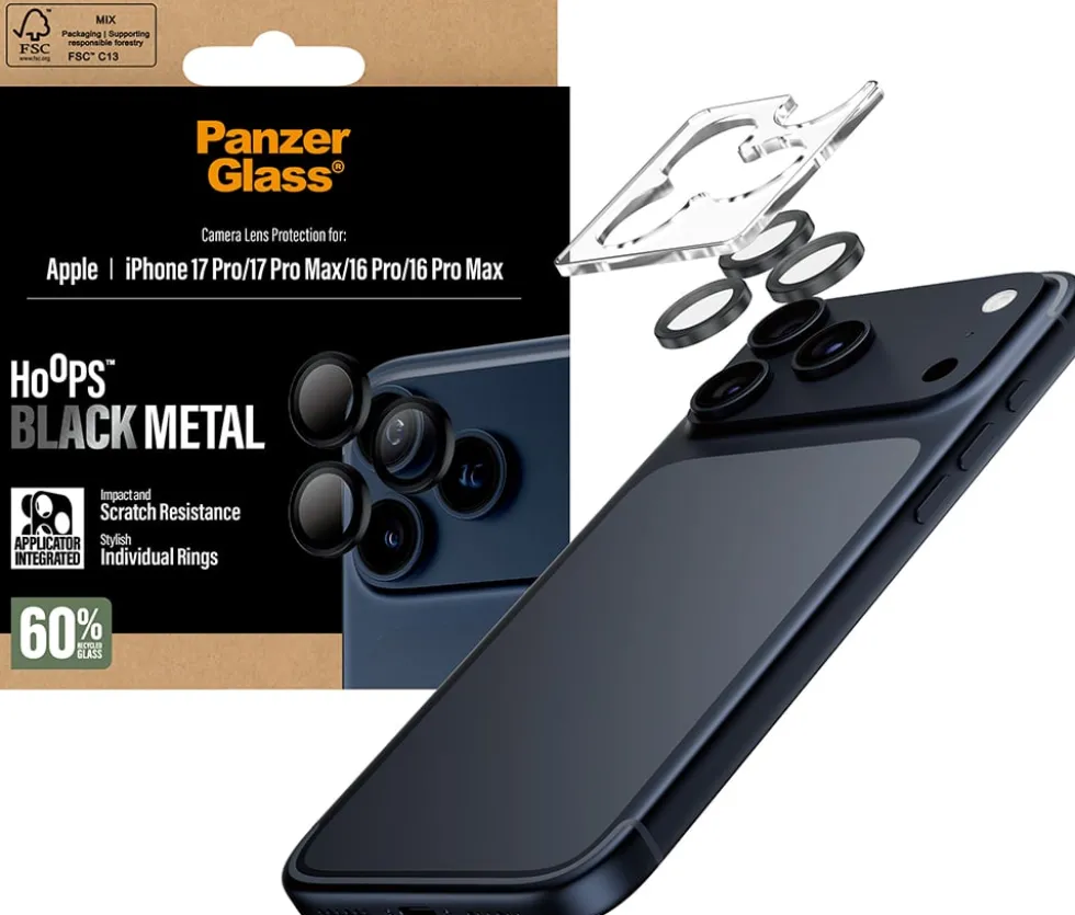 PanzerGlass Hoops Black iPhone 17 Pro iPhone 17 Pro Max