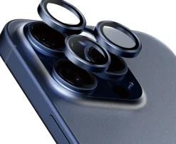 PanzerGlass Hoops Camera iPhone 15 Pro 15 Pro Max Blue Titan
