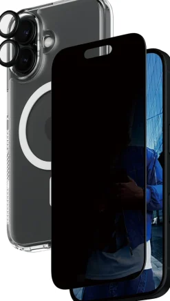 PanzerGlass iPhone 16 3-in-1 Privacy Protect Bundle