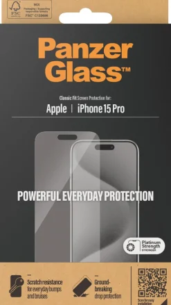 PanzerGlass iPhone 15 Pro