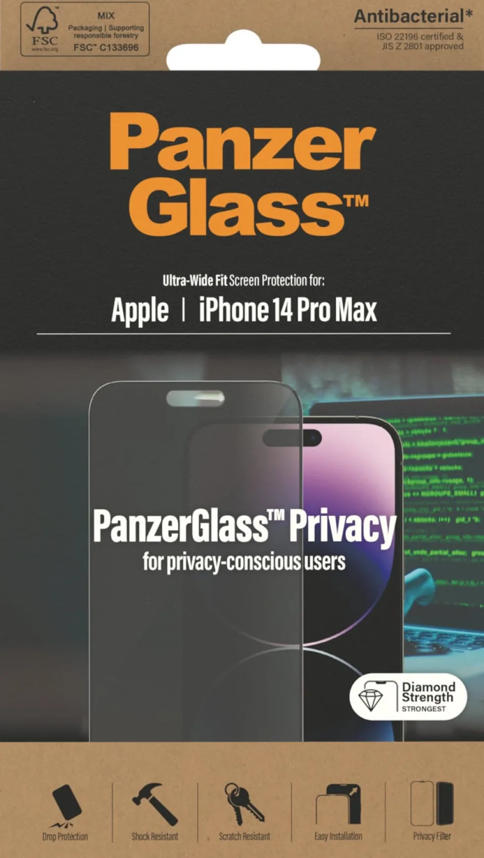 PanzerGlass iPhone 14 Pro Max UWF Privacy AB