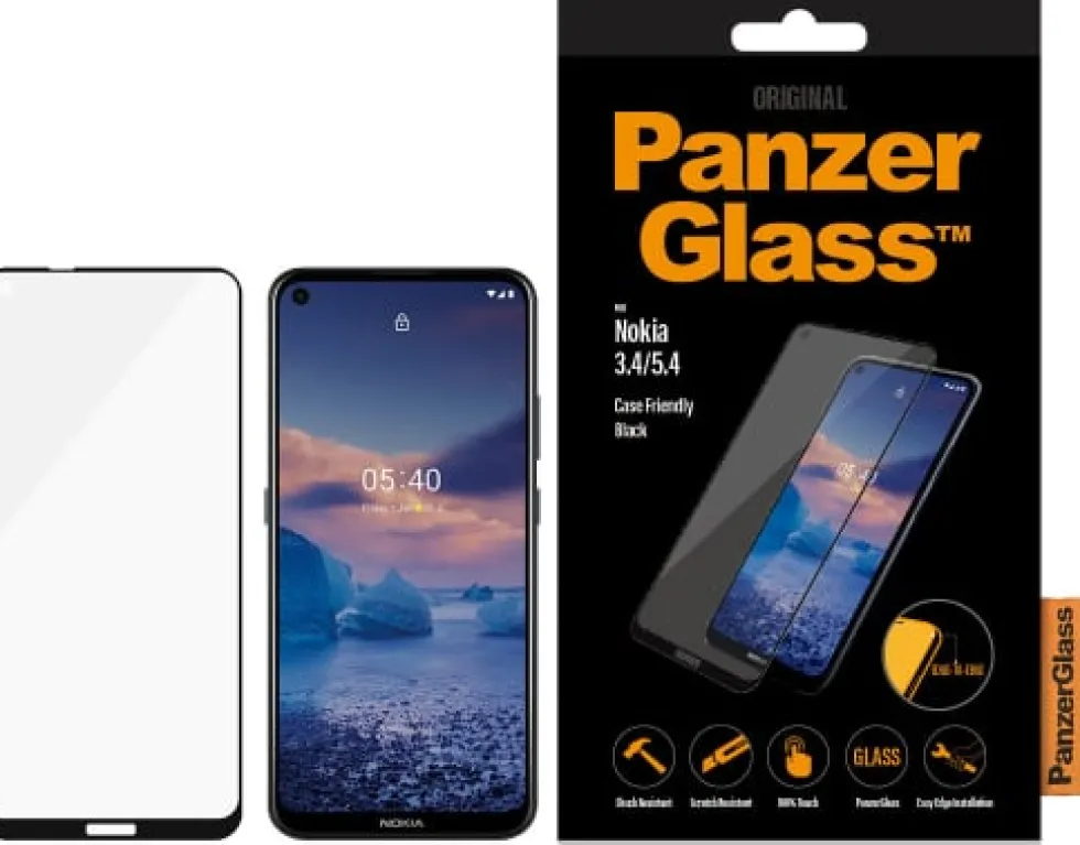 PanzerGlass Nokia 3.4/5.4 (CF), Black