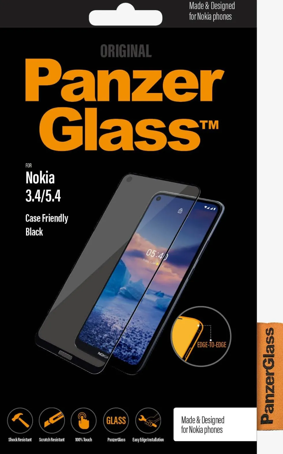 PanzerGlass Nokia 3.4/5.4 (CF), Black
