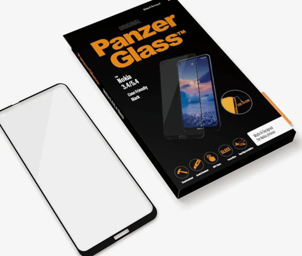 PanzerGlass Nokia 3.4/5.4 (CF), Black