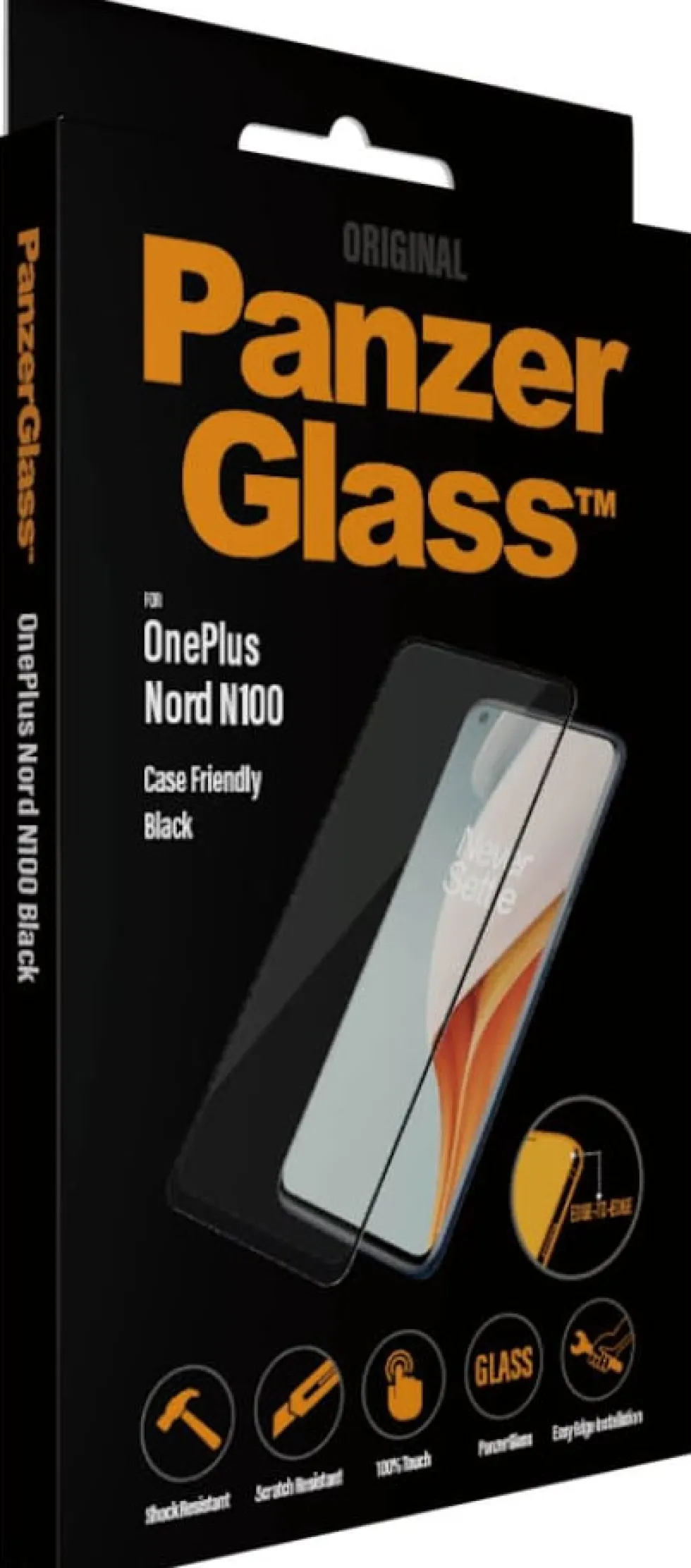 PanzerGlass OnePlus Nord N100 (CF), Black