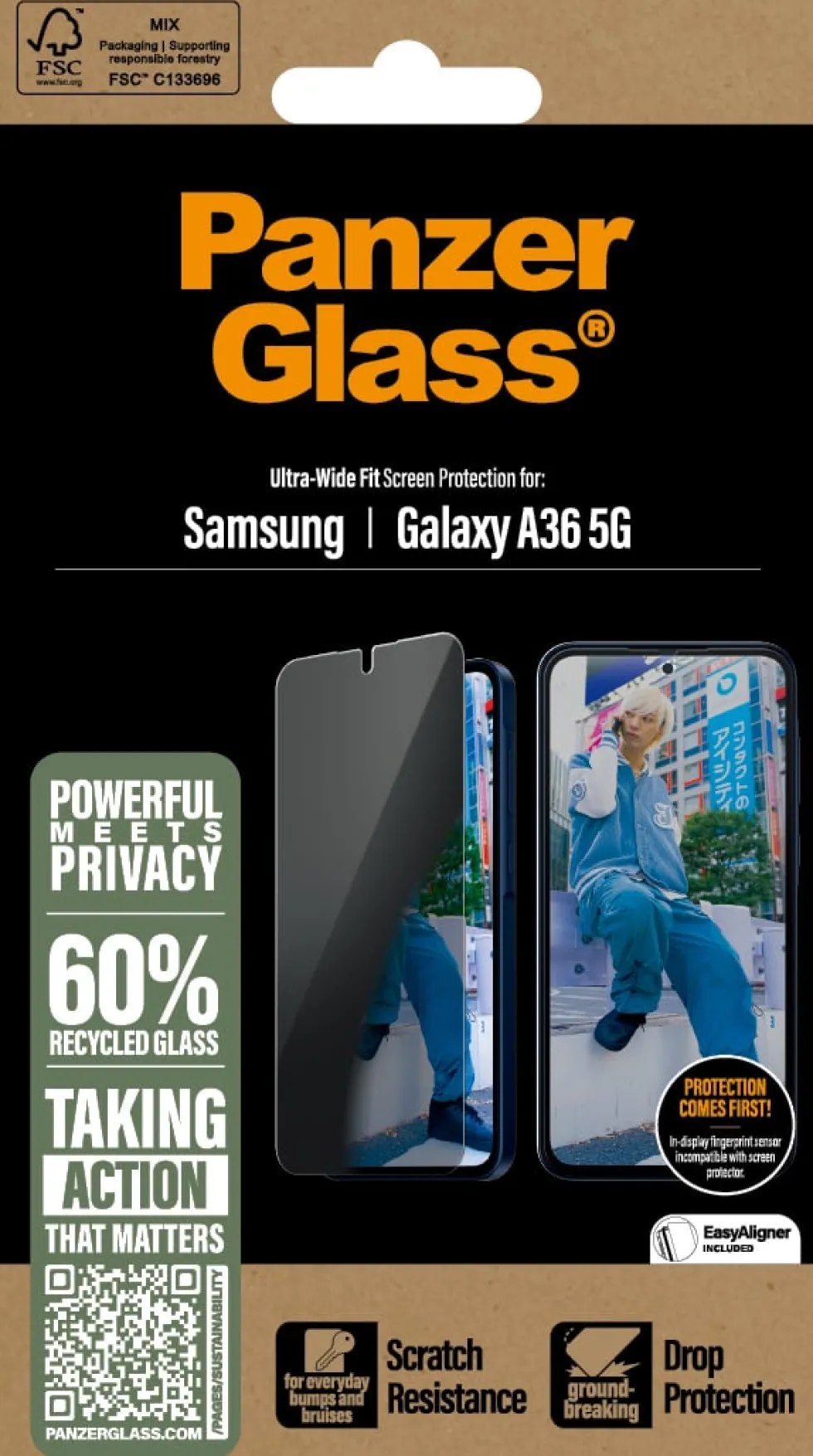 PanzerGlass Privacy Screen Protector Galaxy new A36 5G Ultra