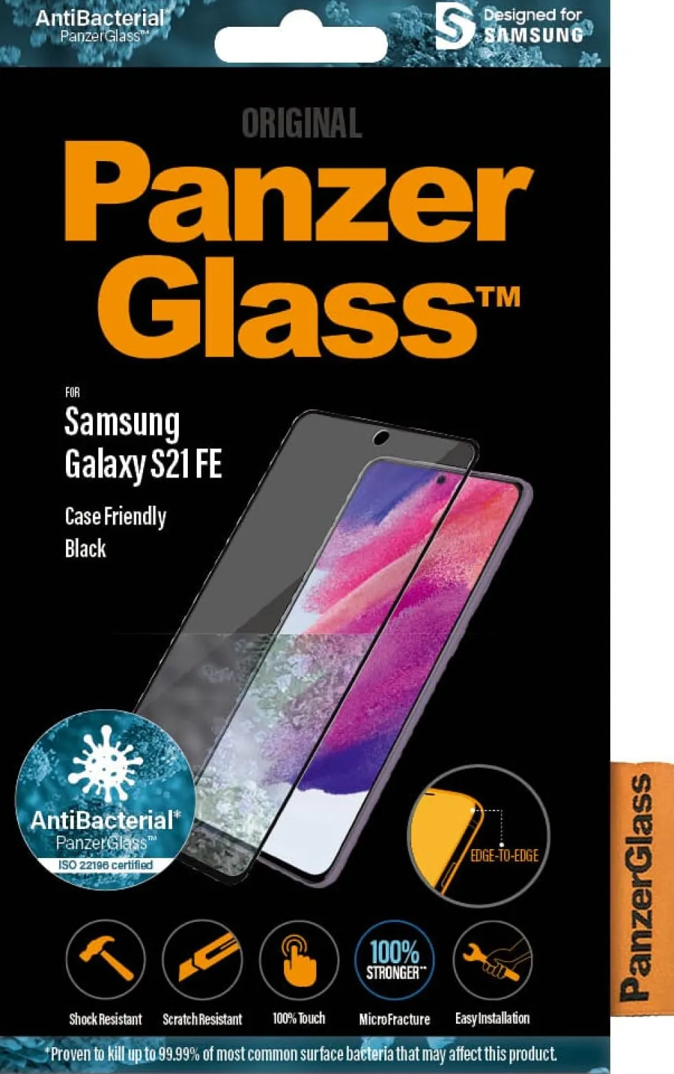 PanzerGlass Samsung Galaxy S21 FE (CF), Black AB