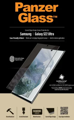 PanzerGlass Samsung Galaxy S22 Ultra (CF), Black AB
