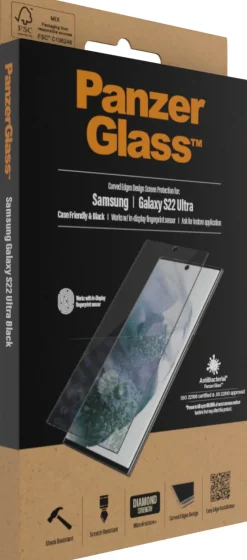 PanzerGlass Samsung Galaxy S22 Ultra (CF), Black AB