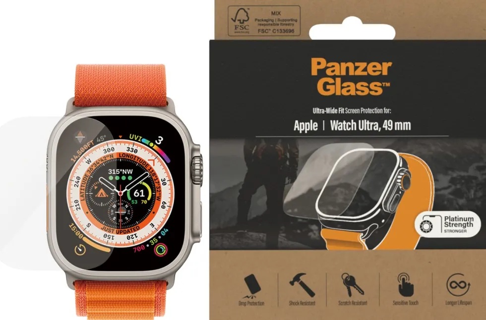 PanzerGlass Screen Protector Apple Watch Ultra/Ultra 2 49mm