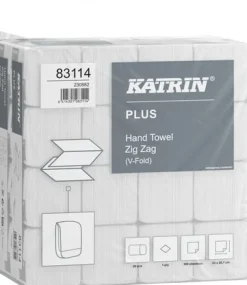 Pappershandduk KATRIN Plus ZZ 1-lags 6000/fp