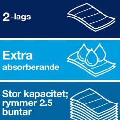 Pappershandduk TORK Xpress Premium H2, soft, blå dekor, 2310/fp