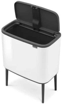 Papperskorg BRABANTIA Bo Touch 36L vit